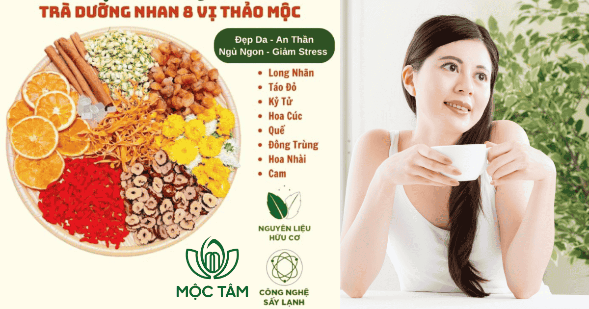 Trà dưỡng nhan bát vị tốt cho sức khỏe