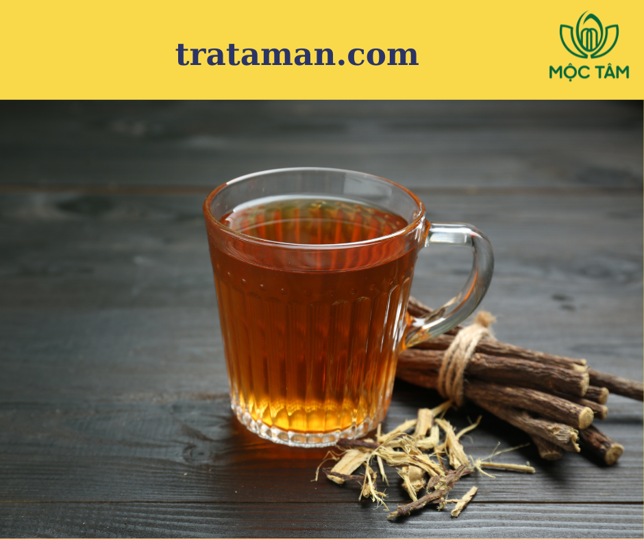 Trà làm từ cam thảo