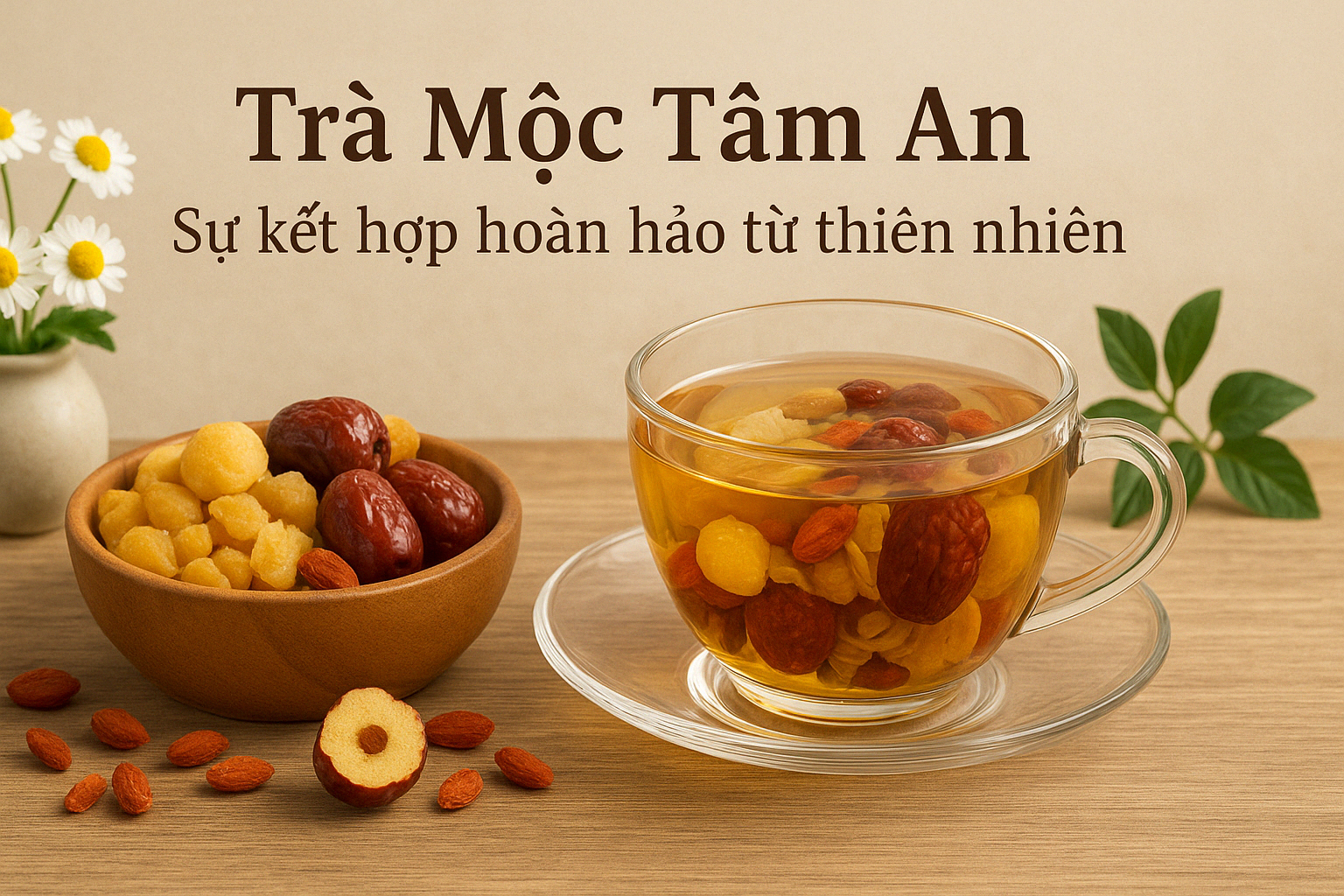 Trà Mộc Tâm An sự kết hợp hoàn hảo từ thiên nhiên