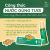 Công thức nước dưỡng tóc Gừng tươi