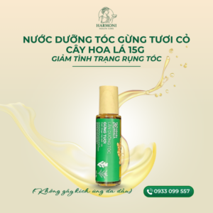 Nước dưỡng tóc Gừng tươi giải pháp phục hồi và nuôi dưỡng chuyên sâu dành cho những mái tóc thưa mỏng, dễ gãy rụng