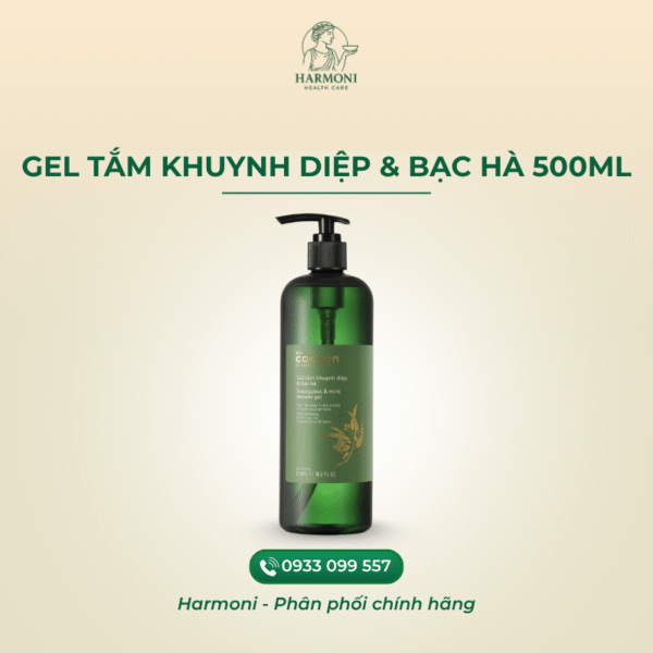 Gel tắm khuynh diệp & bạc hà – mát lạnh, thư giãn mỗi ngày