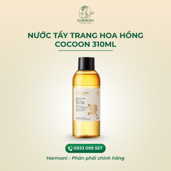 Sản phẩm Nước tẩy trang hoa hồng Cocoon dịu nhẹ cho làn da nhạy cảm
