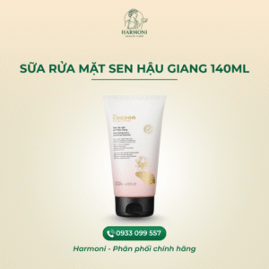 Sản phẩm sữa rửa mặt sen hậu giang dịu nhẹ, làm sạch da mỗi ngày