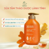 Sữa tắm thảo dược Gừng Nghệ giúp làm sạch sâu, ngăn ngừa mụn lưng – mụn cơ thể hiệu quả