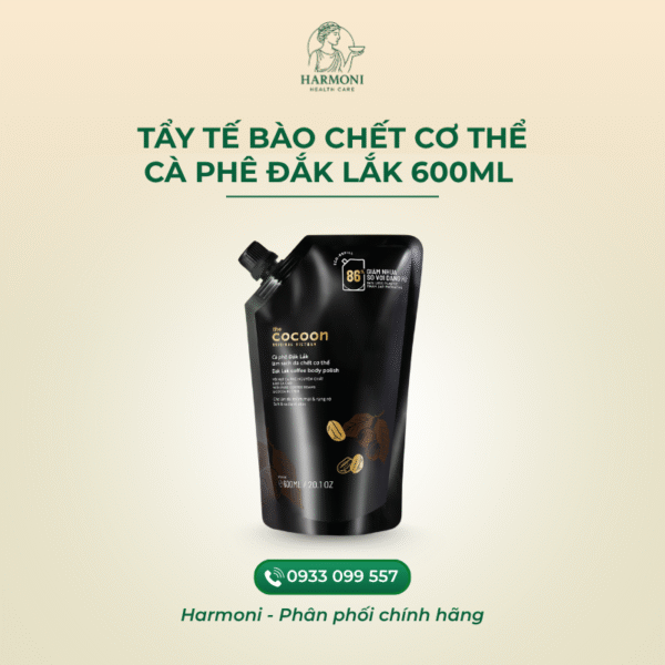 Sản phẩm Tẩy Tế Bào Chết Cơ Thể Cà Phê Đắk Lắk giúp làm sạch da toàn thân mỗi ngày