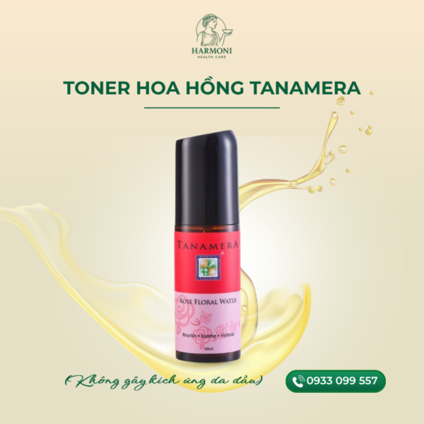 Toner hoa hồng tanamera – dịu nhẹ, thuần khiết từ thiên nhiên