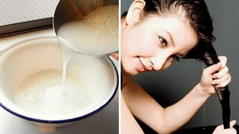 cách ủ tóc bằng nước vo gạo
